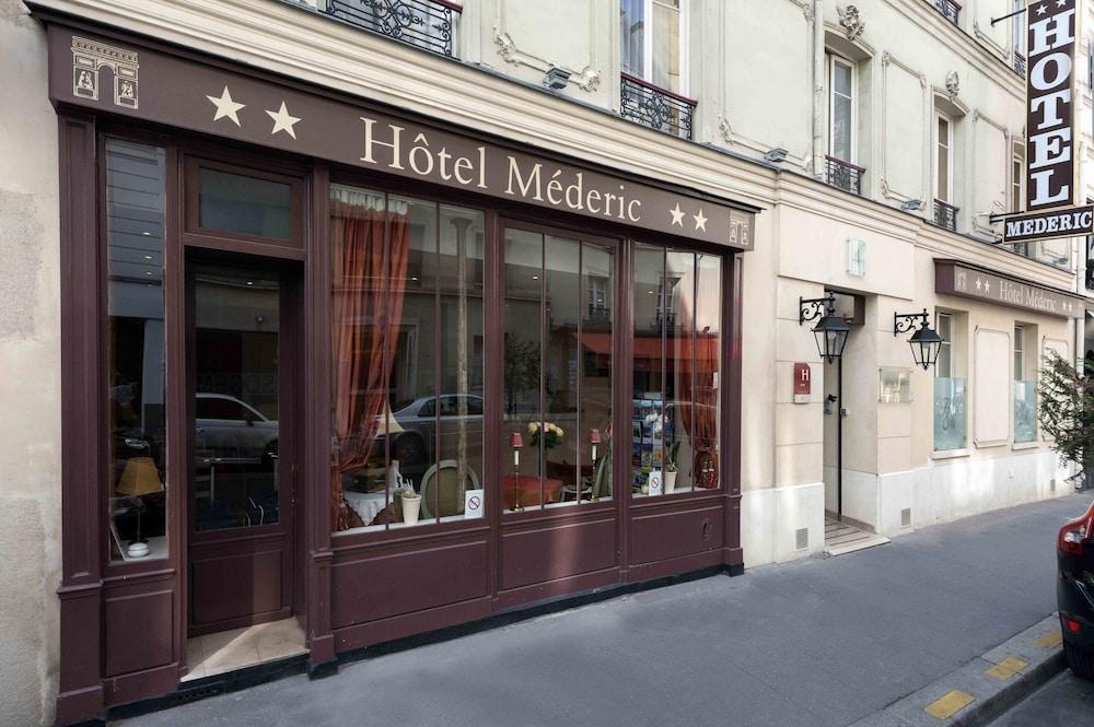 Courcelles Mederic Hotel Parijs Buitenkant foto