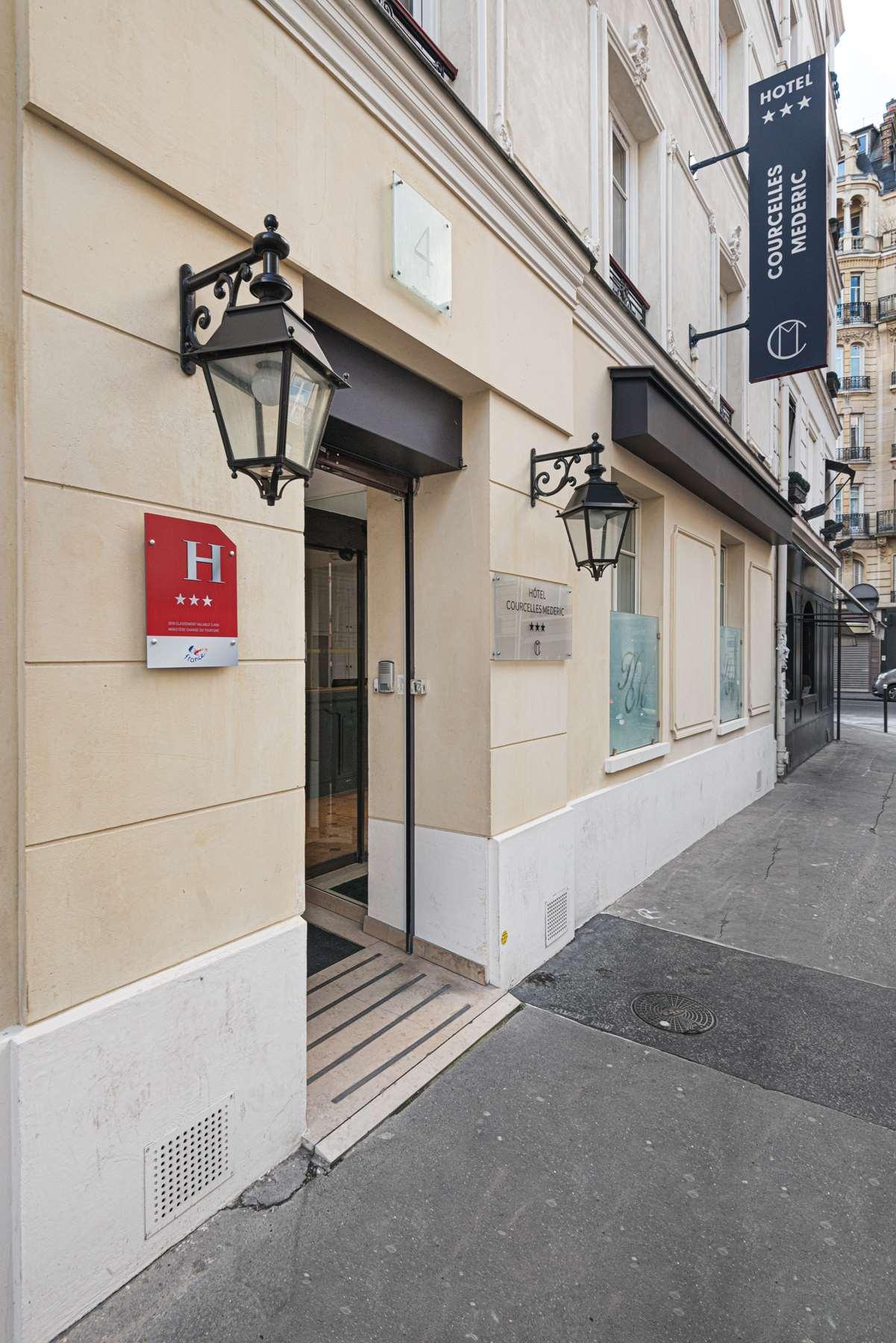 Courcelles Mederic Hotel Parijs Buitenkant foto