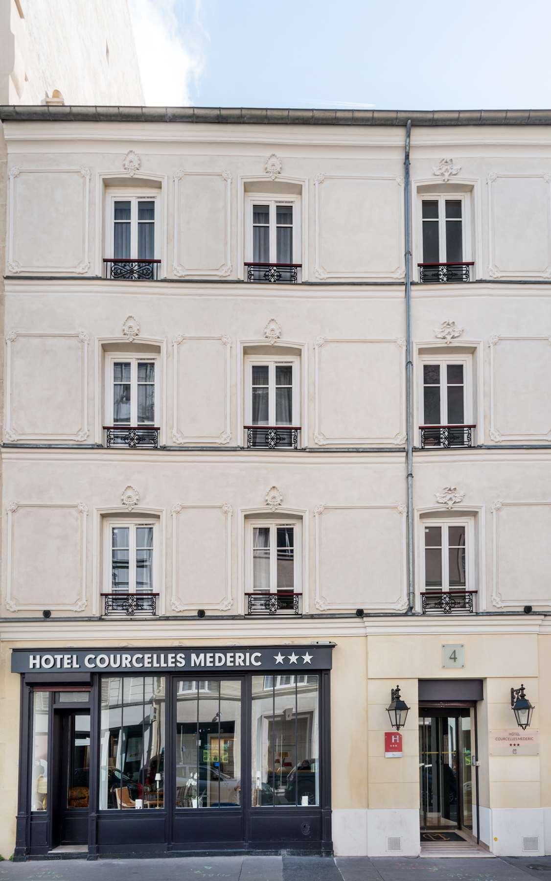 Courcelles Mederic Hotel Parijs Buitenkant foto